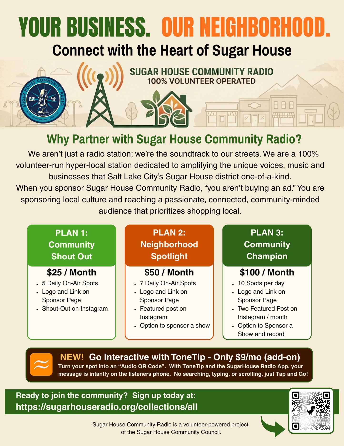 Small Business/Non Profit Advertising